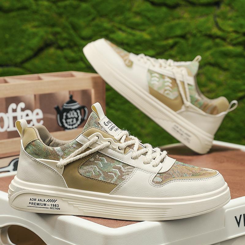 Design Men'S Shoes Student Sports Flat Shoes Teen Soft-Soled Canvas Trendy Shoes