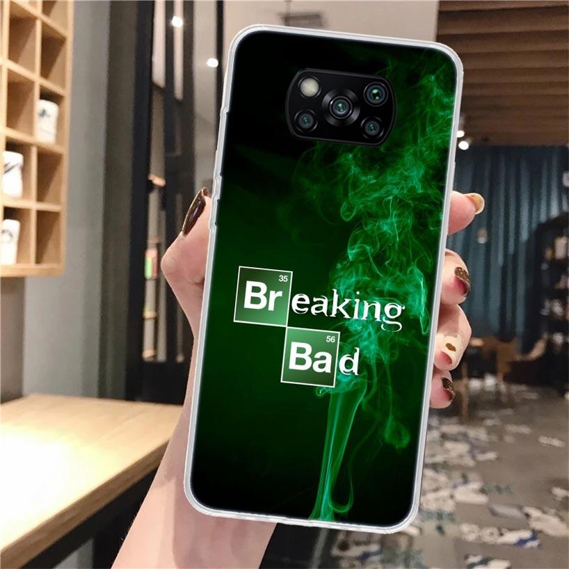 Breaking Bad TV Soft Phone Case For Xiaomi Poco X3 Pro X7 X6 X5 X4 NFC F6 F5 M5S M4 M3 F4 Gt F3 F2 F1 M2 Fundas Cover Poco X3 Pr