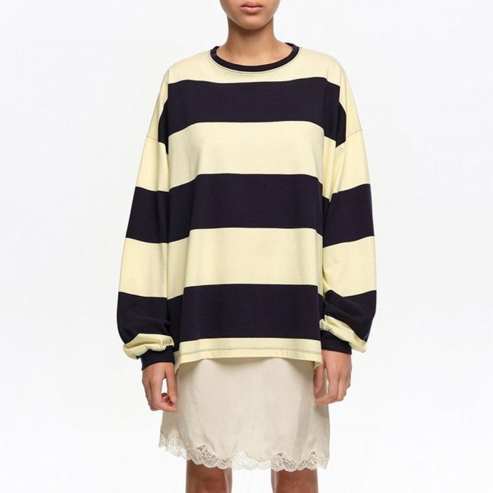 

Bimbairola Oversized STripe T shirT Navy b265awT038nyb Navy/XXS