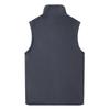 Men's Casual Solid Color Double-sided Fleece Zipper Vest, Men's Stand-up Collar Fleece Vest