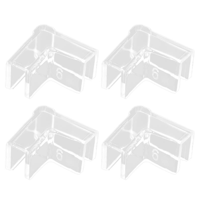 4PCS Fish Tank Aquarium Glass Edges Protector Acrylic Protector Tools for Aquarium Fish Tank Glass Crashproof Tools