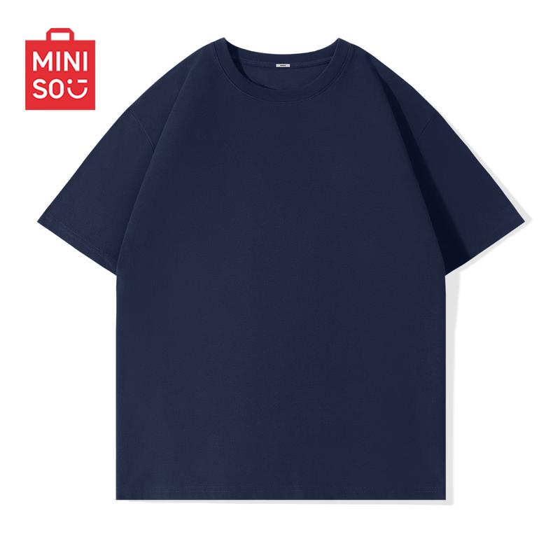 MINISO Men's Pure Cotton Short Sleeve T-Shirt