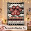 Wall Hanging TapestryChristmas Custom Name Print Art For Indoor Home Room Decoration Holiday Gift