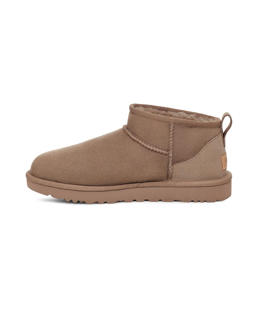 Ugg Suede Leather Mini Boots (Classic Ultra Mini) W-Caribou / 1116109Crbo