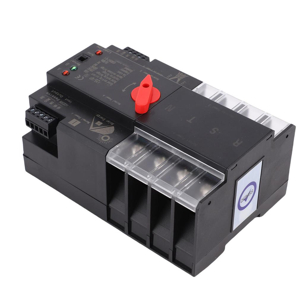 Dual power automatic transfer , 4p 100A ATS with millisecond for household railway installation, PZ30 distribution box
