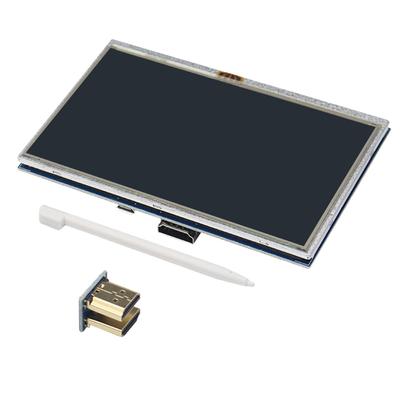 5 Inch LCD Touch Screen Module 800 X 480 HD Display HDMI-Compatible Display Monitor Board for Raspberry Pi 4B/3B