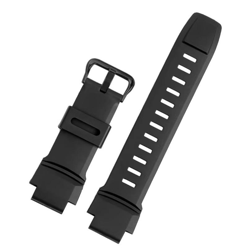 For Casio PROTREK PRG-260/270/550/250 Silicone WatchBand PRW-3500/2500/5100 Dedicated interface rubber strap Black men Bracelet