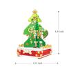 DIY Christmas Tree Music Box Building Blocks Set Jewelry Holder Snowman Bricks Christmas Decoration Gifts for Kids