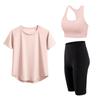 Tennis suit women's short-sleeved training clothes outdoor running quick-drying clothes thin badminton T-shirt fitness clothes