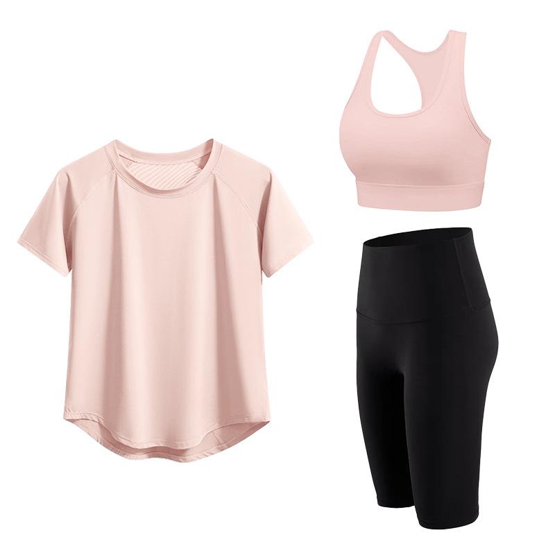 Tennis suit women's short-sleeved training clothes outdoor running quick-drying clothes thin badminton T-shirt fitness clothes