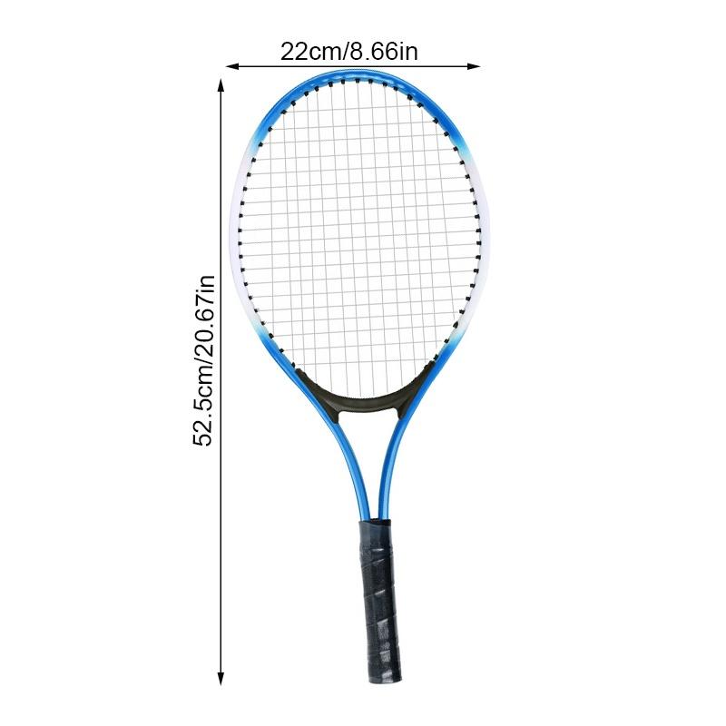 1Set Tennis Trainer With Line Rebound Balls And Elastic Rope Base Beginner'S One Person Tennis Racquet Children'S Suit