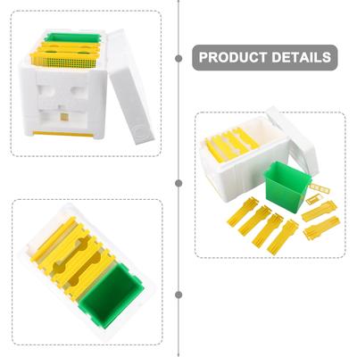 Queen Bee Breeding Box Bee Mating Box Foam Bee Hive Box Beekeeper Garden Pollination Box Bee Breeding Case Beekeeping Tool