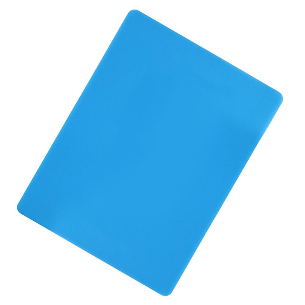 Covoraș din silicon pentru meșteșuguri, copt, blat de bucătărie, forme de rășină, foaie rezistentă la căldură, suport de masă, albastru