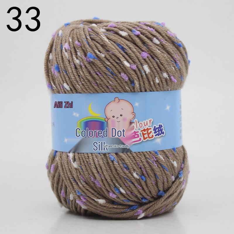 Velvet Milk Cotton Yarn Ball for Infant Sweaters & Crochet Shoes DIY Kit