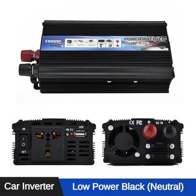 500W/1000W/2000W Portable Car Power Inverter 12V/24V To 220V Power Converter Household Sine Wave Voltage Transformer