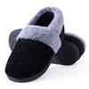 Bebealy Winter Warm Memory Foam Slippers for Women Indoor Non-slip Fleece Lined Furry Knit Houes Slippers Lady Cozy Sofe Slipper