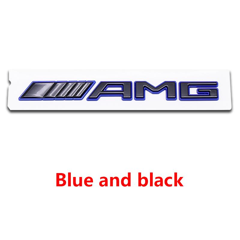3D ABS AMG Letters Rear Trunk Emblem Badge Sticker For Mercedes Benz W205 W206 W213 W214 2017-2025 Auto Car Styling Accessories
