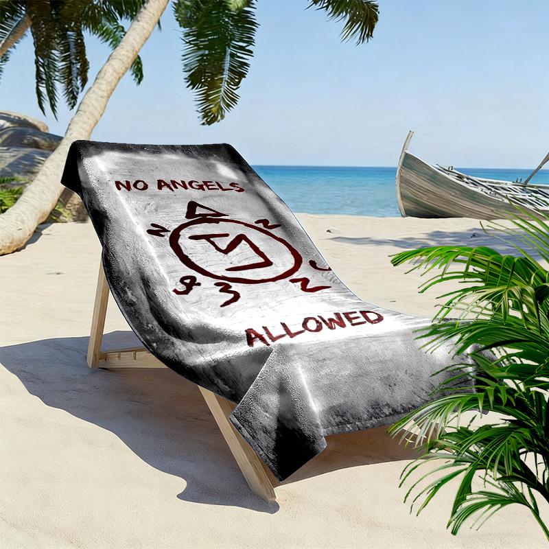 Supernatural Print Beach Towel, Large Soft Quick Dry Towel for Beach Camping Swimming
