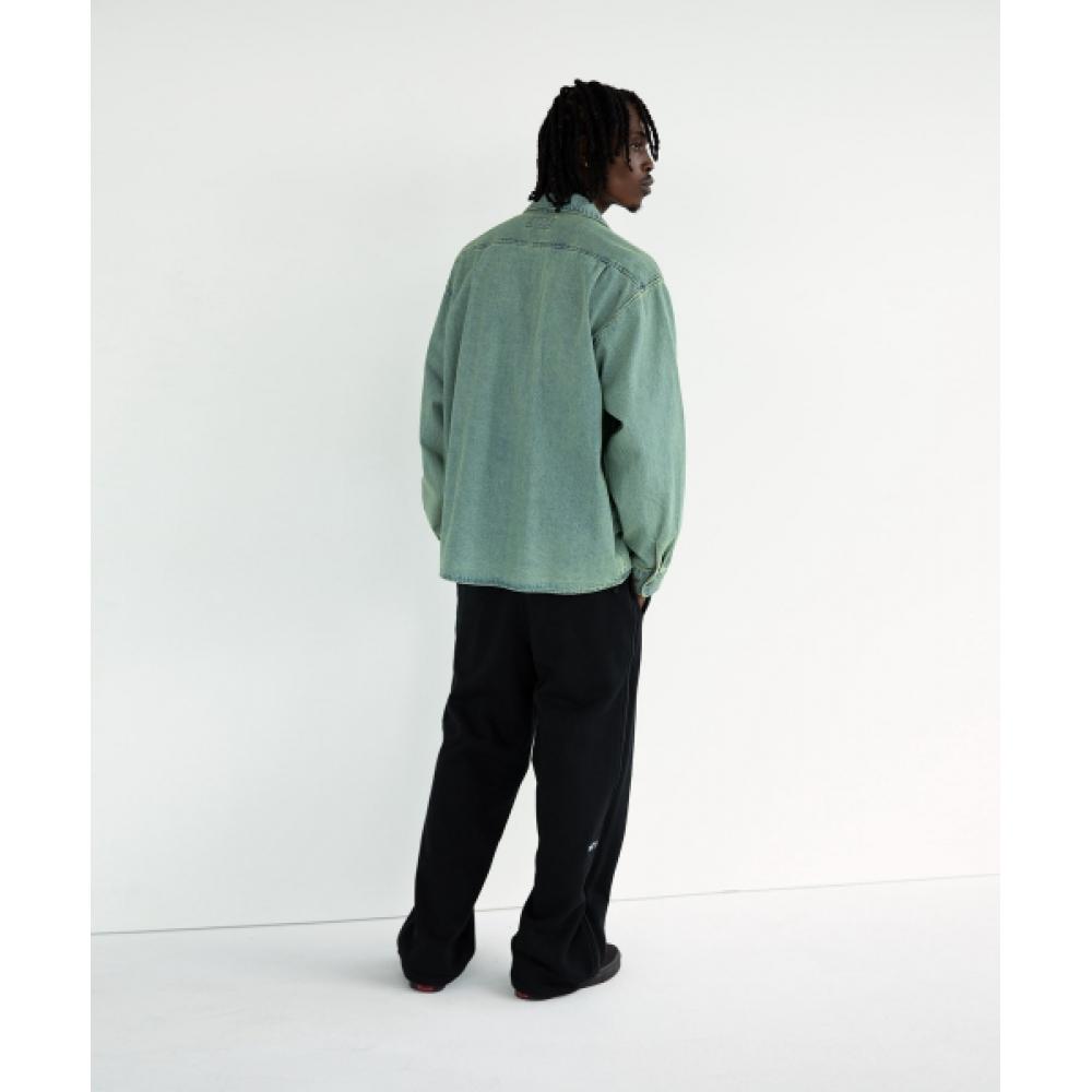 Thisisneverthat Washed Denim Zip Shirt Tint