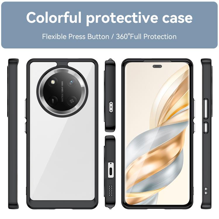 Phonecase for Honor X9c Colorful Series Acrylic Hybrid TPU Phone Case