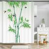 Beautiful Flowers Shower Curtains Floral Printed 3D Curtain For Bathroom Polyester Fabric Waterproof Bathroom Curtain with Hooks