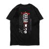 Large Size Cotton Men's BC Modified Car T-shirt with Shock Absorption and Twisted Teeth Hellaflush Print Versatile T-shirt Top