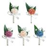 Hochzeitsanstecker Blumendekoration Ansteckblume Künstliche Blumen Hochzeitsrequisiten Elegante Anstecker Dekorationen
