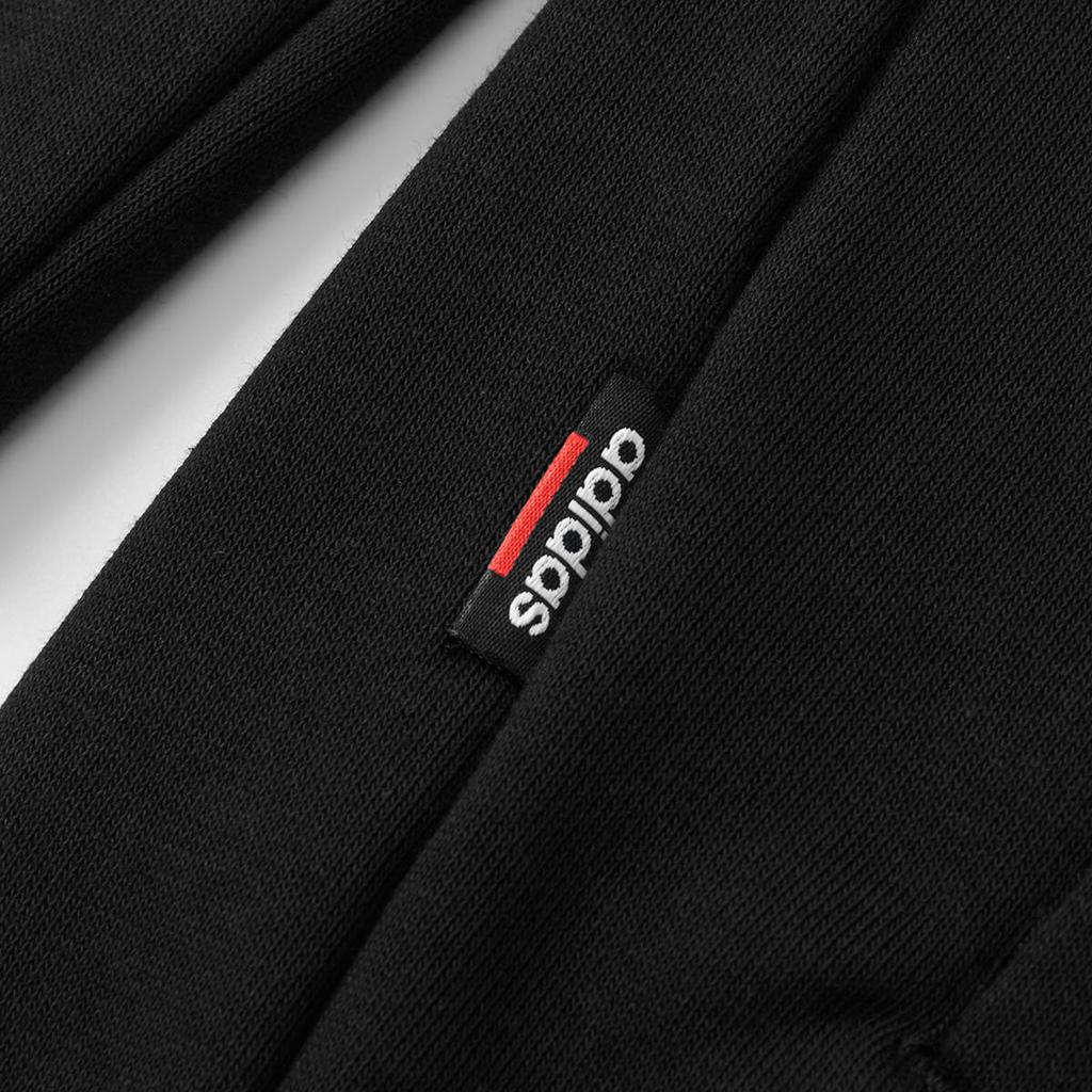 Adidas Solid Color Stand Collar Zip Casual Long Sleeve Jacket Men Jackets Black JJ0423