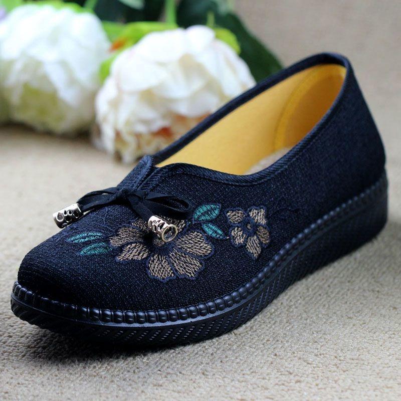 Cloth shoes women's new medium-sized old man, old lady, grandma, leap month shoes, soft-soled non-slip old man shoes