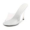 Fashion 2025 New 35-43 Sexy Super High Heels 11CM High Nightclub Transparent Sandals Sex Shoes Large Size Shoes