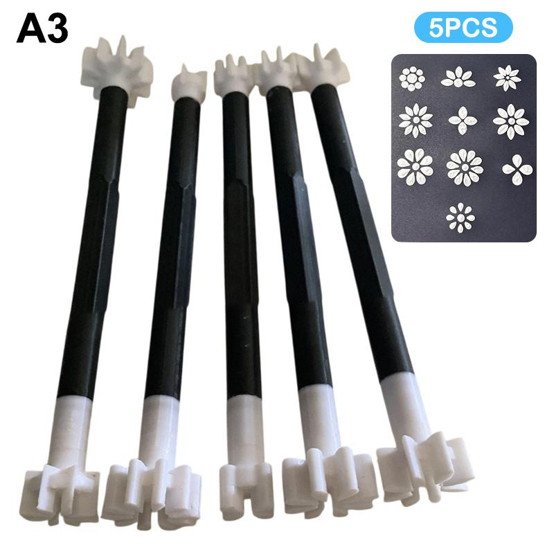 Flower Floral Dotting Tools Set Dot Painting Pen Embossing Tool Art Stamp Pen DIY Graffiti Flowers Butterflies Moon Pattern