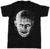 Hellraiser Movie Pinhead Up Close Black T Shirt Unisex Cotton for Men Women Black