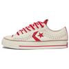 New Star Player 76 Anti Slip Wear Resistant Low Top Skateboard Shoes Unisex Beige Red A13345C