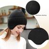 Winter Warm Wool Knitting Earmuffs Hat For Men Women Solid Color Ear Protection Beanies Outdoor Windproof Cycling Ski Bonnet