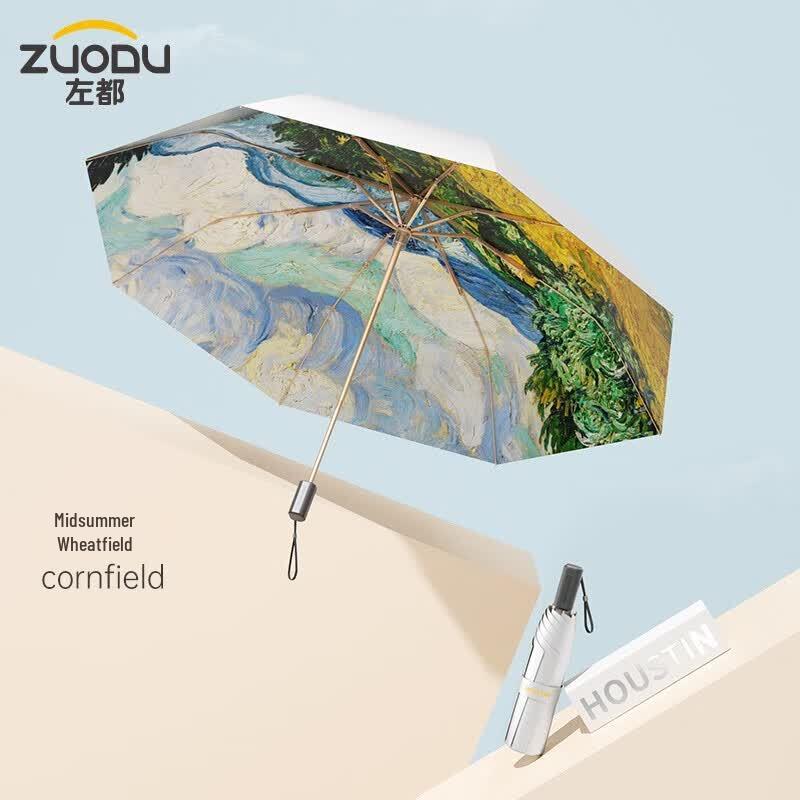 ZUODU Large UV Protection Portable Folding Umbrella