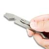 Twosun Titanium EDC Prybar Outdoor Prybar Bottle Opener with Pocket Clip