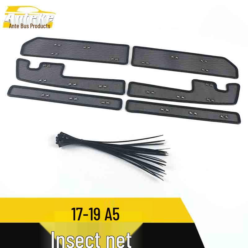 A5 17-19 Insect-Proof Net Decorative Panel & Radiator Protection Mesh Cover for Cars