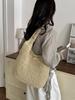 European & American Mori Style Single Shoulder Straw Woven Bag - Casual, Versatile, Large Capacity Beach Holiday Bag.