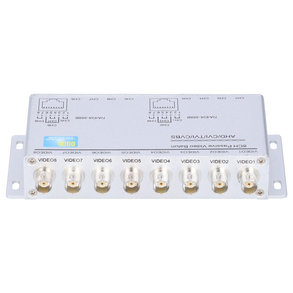 8 Channel Passive Video Balun Twisted Pair Transmitter 720P 1080P High Definition AHD CVI TVI CVBS