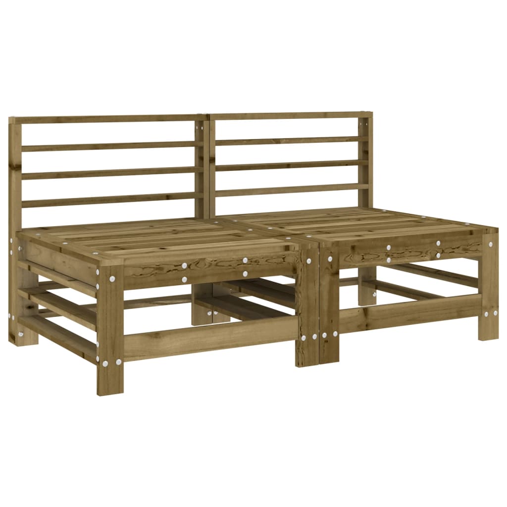 6 Piece Garden Lounge Set Pressure Treated Pine Wood
