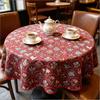 Dining Table Kitchen Coffee Table Home Party Decoration Small Round Cotton Table Cloth