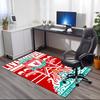 Liverpool Football Club Printed Carpet, for Office Chair Living Room Bedroom Kitchen Room Decor Gifts.