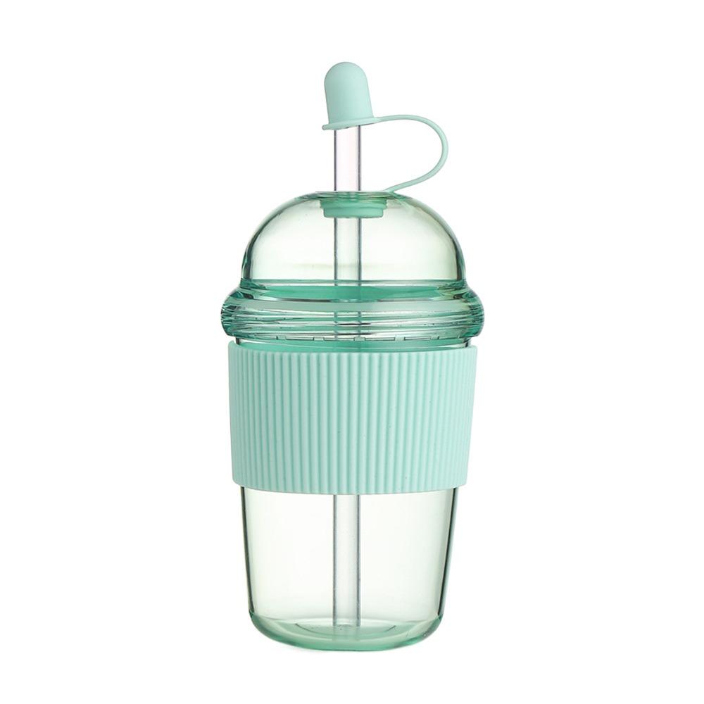 

With Straw Straw Cup 630ML Tea Cup Portable Milk Tea Cup For Tea синій