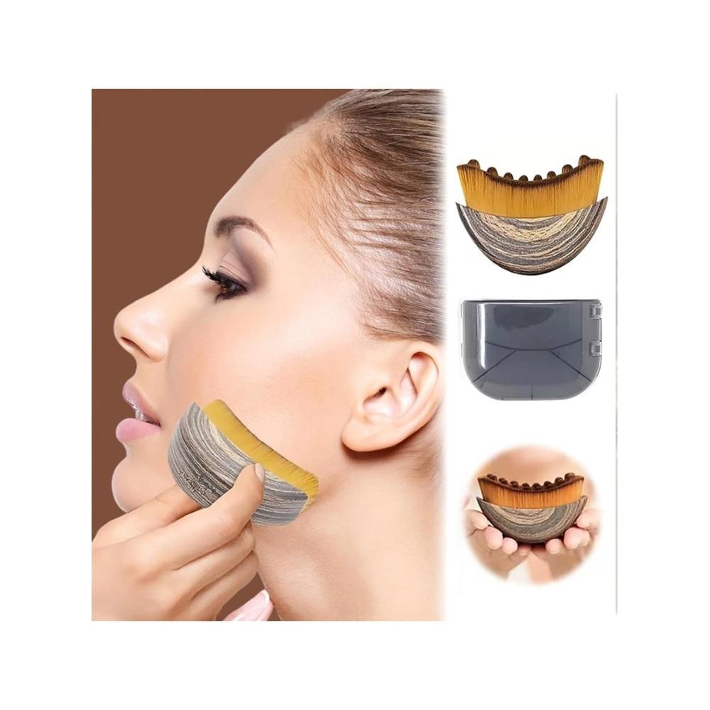 Lymphatic Contour Facial Massage Brush, a Facial Massager with Dry Brush Function, Can Reduce Puffiness and Relieve Fatigue.