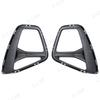 Matte Black For Chevrolet Blazer     Front Bumper Fog Light Lamp Trim Cover Frame Grille Lid Bezel Hood