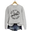 Fun Print Ladies' Fashion Round Neck Hoodie - Comfortable & Versatile Autumn Arrival