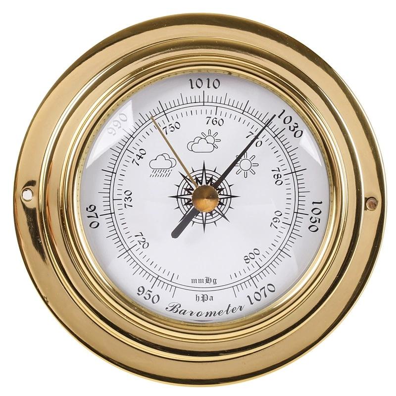 Wall Mounted Meteorological Station Temperature and Humidity Measurement, Pressure Thermometer, Pressure Gauge, Mechanical Model