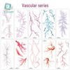 2025 Waterproof Hunter Girl Group Halloween Vein & Lightning Tattoo Stickers