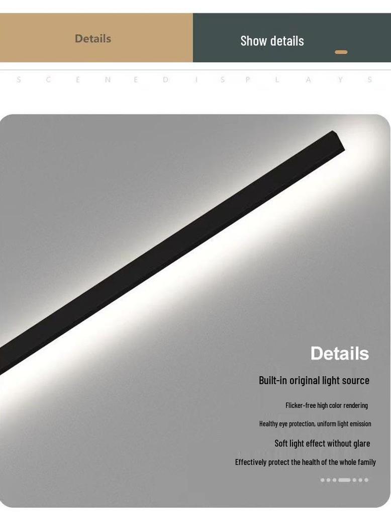 Modern Minimalist LED Wall Light for Bedroom, Living Room, and Hallway