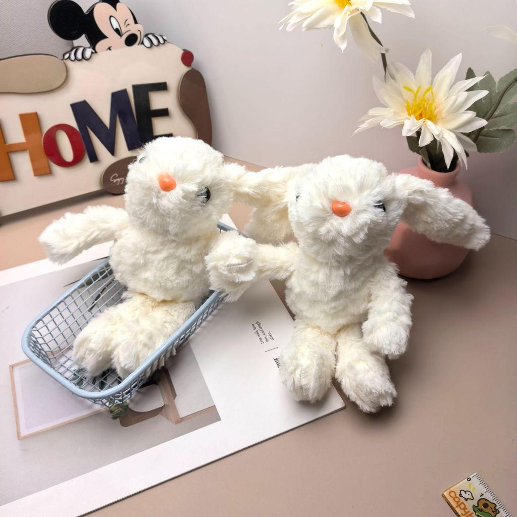 Lop-Eared Rabbit Plush Doll - Cute Child's Comfort Toy, Backpack Pendant, Birthday Gift
